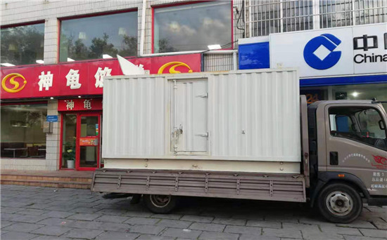 綦江出租发电机施工案例